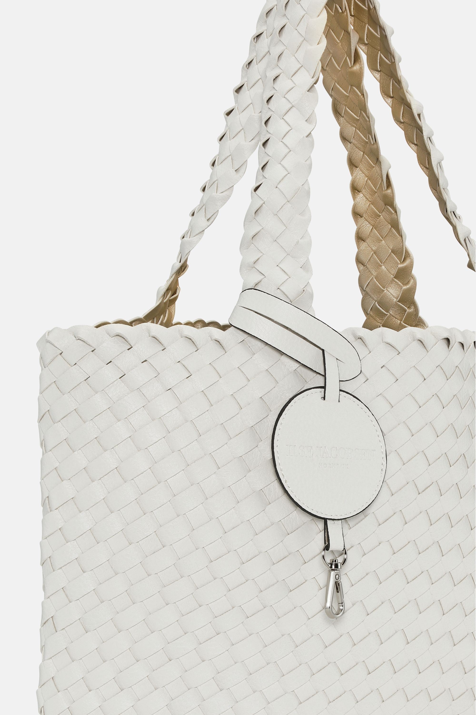 Tote Bag Geflochten - White Platin